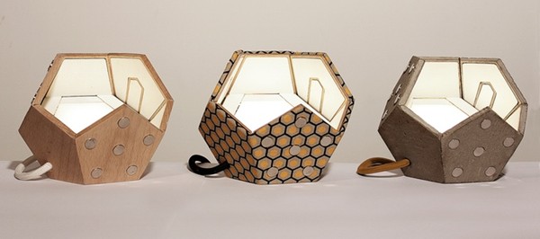 十二面体的模块化灯具