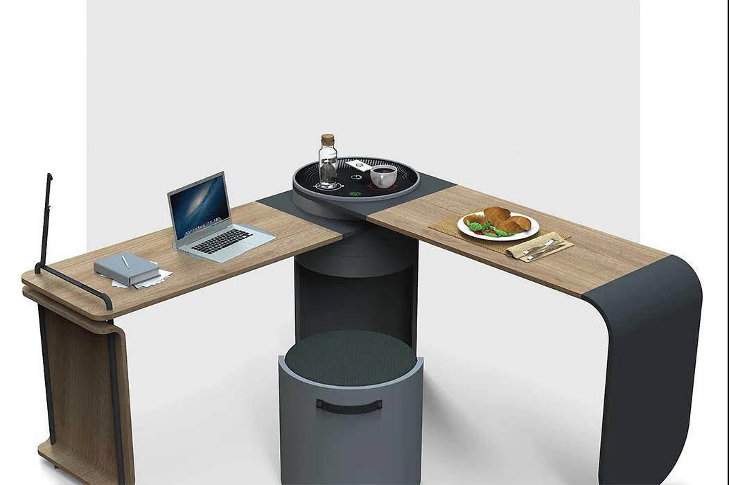 这款智能桌好神奇,竟然能将食物残余转化为电能?